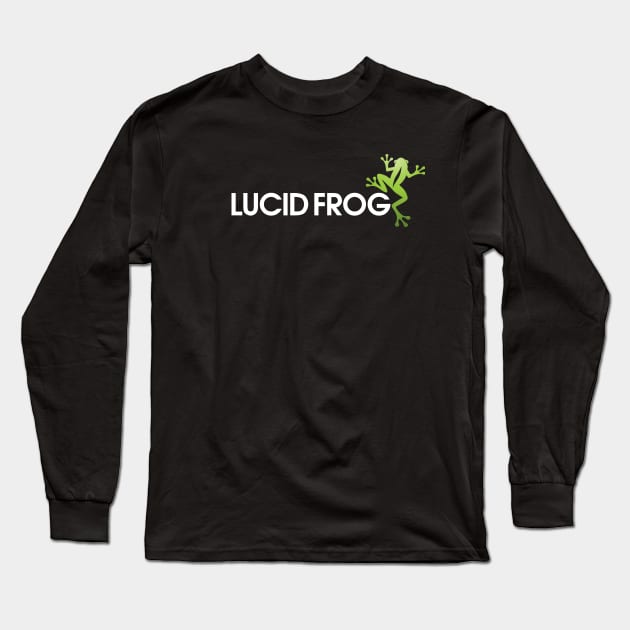 Lucid Frog Official Logo T-Shirt Long Sleeve T-Shirt by The Lucid Frog